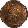 United Kingdom 1936 Farthing 1936 Great Britain George V (1910-1936)  NGC MS64 RB LAST DATE KM#825(0)