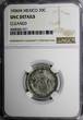 20 Centavos Mexico ESTADOS UNIDOS MEXICANOS 1906 M  NGC UNC DETAILS KM# 435 (071)