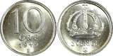 SWEDEN Gustaf V Silver 1942-1950 10 Ore UNC/BU KM# 813 RANDOM PICK (1 COIN) (29)