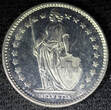 2 Francs SWITZERLAND Copper-Nickel 1976  PROOF LIKE FLASHY KM# 21a.1 (23 364)