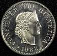 10 Rappen Switzerland Copper-Nickel 1982 B  GEM BU KM# 27 (24 106) Uncertified