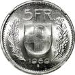 5 Francs Switzerland Silver 1969 B  NGC MS62 KM# 40 (001)