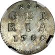2 Stuivers Netherlands GELDERLAND Silver 1786  NGC UNC DETAILS KM# 107 (006)