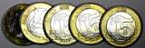 5 Lei MOLDOVA 2018  24.4 mm Bimetallic KM# 155 GEM UNC/BU RANDOM PICK (1 Coin)