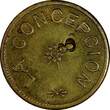 Token Costa Rica Brass Coffee  FINCA LA CONCEPCION C/S 