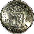 United Kingdom 6 Pence GREAT BRITAIN George VI Silver 1940  NGC AU58 KM# 852 (178)