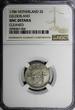 2 Stuivers Netherlands GELDERLAND Silver 1786  NGC UNC DETAILS KM# 107 (006)