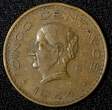 5 Centavos Mexico ESTADOS UNIDOS MEXICANOS Bronze 1944  WWII ISSUE KM# 424 (930) Uncertified
