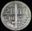 2000 Reis Brazil Silver 1935  Duke of Caxias 1 YEAR TYPE KM# 535 (25 195) Uncertified