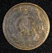1 Centavo Mexico ESTADOS UNIDOS MEXICANOS Bronze 1906  narrow date KM# 415 (879) Uncertified