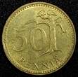 50 Pennia Finland Aluminum-Bronze 1969 S  UNC/BU Toned KM# 48 (24 112)