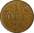 1 Öre Sweden Oscar II Bronze 1906  2 Years Type ch.UNC BETTER DATE KM# 768 (926)