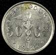 50 Centimes Belgium Nickel 1922  French text XF KM# 87 (25 018) Uncertified