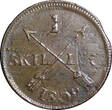 1 SKILLING SWEDEN COPPER 1802  OVERSTRUCK ON 2 ORE S.M. 1743-1768 KM#566 (2435) Uncertified