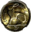 3 Pence Ireland Republic Copper-Nickel 1966  NGC MS64 KM# 12a (001)