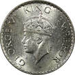 1/4 Rupee India-British George VI Silver 1940 (B)  Bombay UNC KM# 545 (22 323)