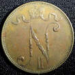 5 Pennia Finland Russian Nicolas II (1895-1917) Copper 1908  KM# 15 (23 735) Uncertified