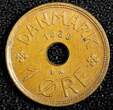 1 Øre Denmark Christian X Bronze 1938 GJ;N  GEM BU KM# 826.2 (23 808) Uncertified