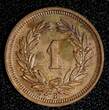 1 Rappen Switzerland 1936 B  Thin cross UNC KM# 3.2 (27 707)
