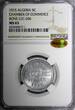 5 Centimes Algeria Aluminum 1915  NGC MS66 TOP GRADED KM# TnB1 (011)