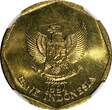 100 Rupiah INDONESIA 1994  Buffalo Racing NGC UNC DETAILS KM# 53 (09)