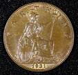 United Kingdom 1931 Farthing 1931 Great Britain George V Bronze  UNC KM# 825 (27 981)