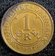 Bronze Denmark Frederik VIII  1907 1 Ore KEY DATE Ch UNC KM# 804 (23 100)