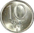 SWEDEN Gustaf V Silver 1942-1950 10 Ore UNC/BU KM# 813 RANDOM PICK (1 COIN) (29)