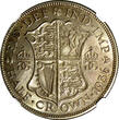 United Kingdom 1/2 Crown Great Britain George V Silver 1936  NGC UNC DETAILS LAST YEAR KM835 (9)