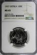 100 Cents Eritrea 1997  NGC MS65 1 YEAR TYPE TOP GRADED KM# 48 (020)