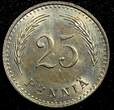 Finland Copper-Nickel 1935 25 Penniä GEM BU Toned KM# 25 (24 148) Uncertified