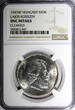 5 Forint Hungary Lajos Kossuth Silver 1947 BP  1 Year NGC UNC DET.KM# 534a (047)
