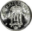 SWEDEN Oscar II Silver 1907 EB 10 Ore 1 YEAR TYPE NGC MS65 GEM BU KM# 774 (013)