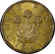 United Kingdom 3 Pence Great Britain George VI Nickel-Brass 1941  WWII Issue UNC KM# 849 (424)