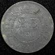 25 Centimes BELGIUM German Occupation Zinc 1917  WWI Issue KM# 82 (25 047) Uncertified