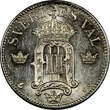 10 Öre SWEDEN Oscar II Silver 1907 EB  UNC Condition 1 YEAR TYPE KM# 774 (10 524)