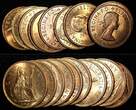 United Kingdom 1 Penny Great Britain Elizabeth II Bronze 1967  KM# 897 UNC RANDOM PICK (1 Coin)