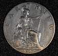 United Kingdom 1917 Farthing 1916 Great Britain George V Bronze  KM# 808.1 ( 26 998) Uncertified