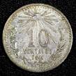 10 Centavos Mexico ESTADOS UNIDOS MEXICANOS Silver 1911 M  BETTER DATE KM#428 (2) Uncertified