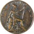 India 1916 Farthing 1916 Great Britain George V Bronze  KM# 808.1 (24 905) Uncertified