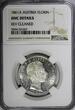 Florin AUSTRIA Franz Joseph I (1848-1916) SILVER 1861-A  NGC UNC DET KM# 2219(67)