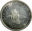 5 Shillings SOUTH AFRICA Silver 1952  Founding of Capetown 38.8mm.1 YEAR KM41(6) Uncertified