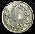 10 Rappen Switzerland Copper-Nickel 1969 B  KM# 27 (23 893) Uncertified