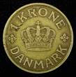 1 Krone DENMARK Christian X Aluminum-Bronze 1926  KM# 824.1 (27 236) Uncertified