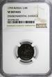 Russia Catherine II Copper 1793 Polushka NGC VF Det. Mint-79,000 RARE C#55.2(25)