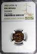 1 Santims Latvia Bronze 1932  NGC UNC DET.Struck at Switzerland. KM# 1 (032)