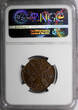 1/4 Skilling Sweden Gustaf IV Adolf Copper 1805  NGC MS63 BN Nice KM# 564 (012)
