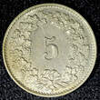 5 Rappen SWITZERLAND Copper-Nickel 1929  UNC Toned KM# 26 (23 372)