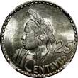 25 Centavos GUATEMALA Silver 1963  NGC MS63 GEM BU KM# 263 (026)