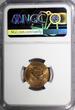 United Kingdom 1949 Farthing 1949 Great Britain George VI Bronze  NGC MS64 RB 1st Date KM# 867 (29)